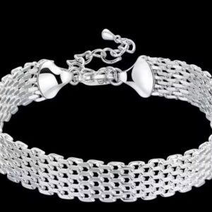 Pulseira 5mm em Prata esterlina 925